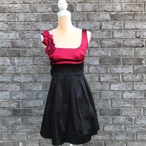 Teeze Me Red/Black Cocktail Dress